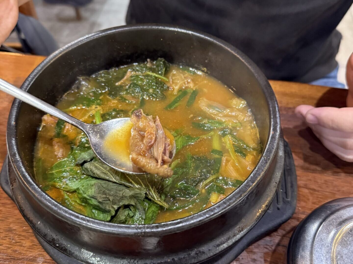 ユソンチッで食べたポシンタン